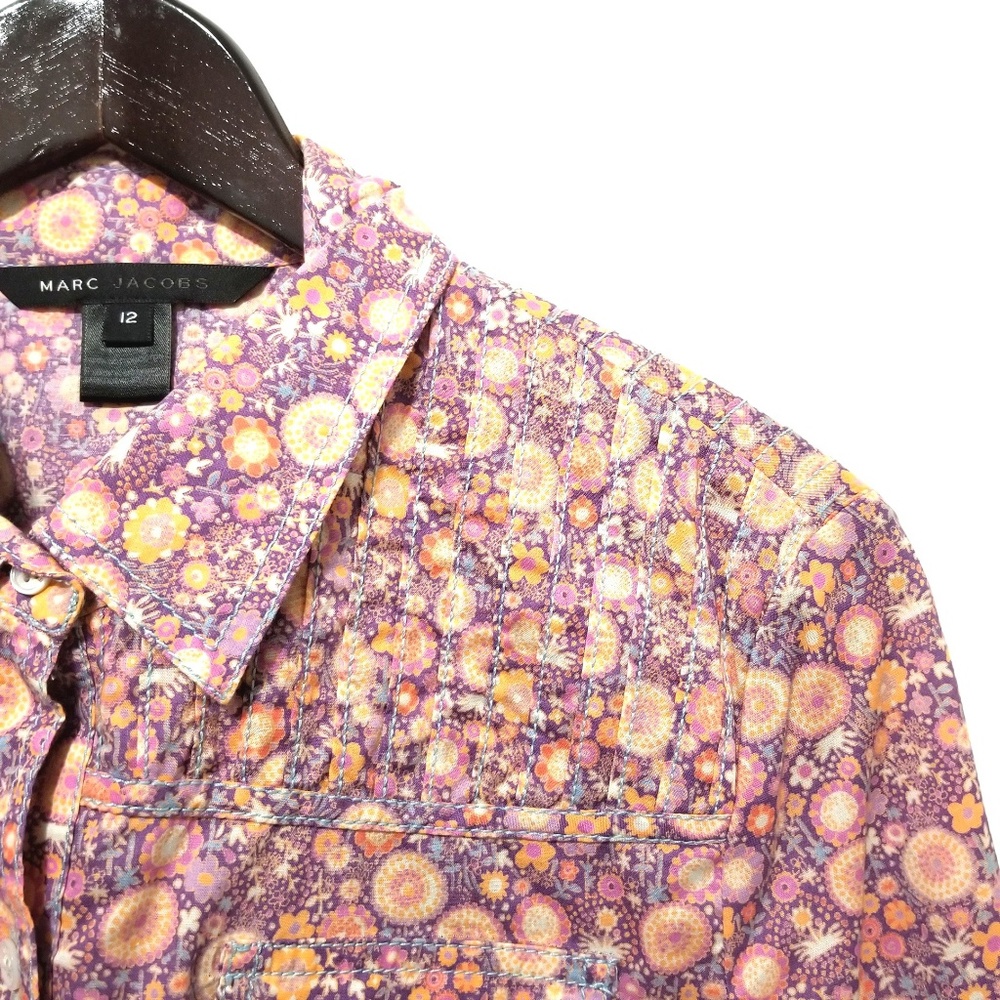 Marc By Marc Jacobs Floral Button Down NWOT